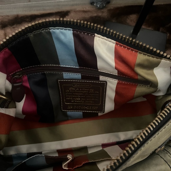 Coach Vintage Legacy 65th Anniversary Vachetta Sage Green Leather Shoulder Bag - Picture 11 of 14